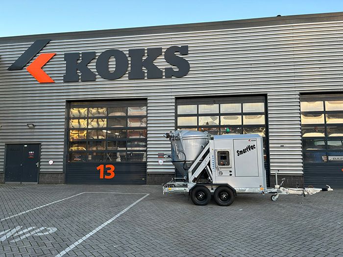 New KOKS SmartVac big vacuum hopper for Mourik Industry!